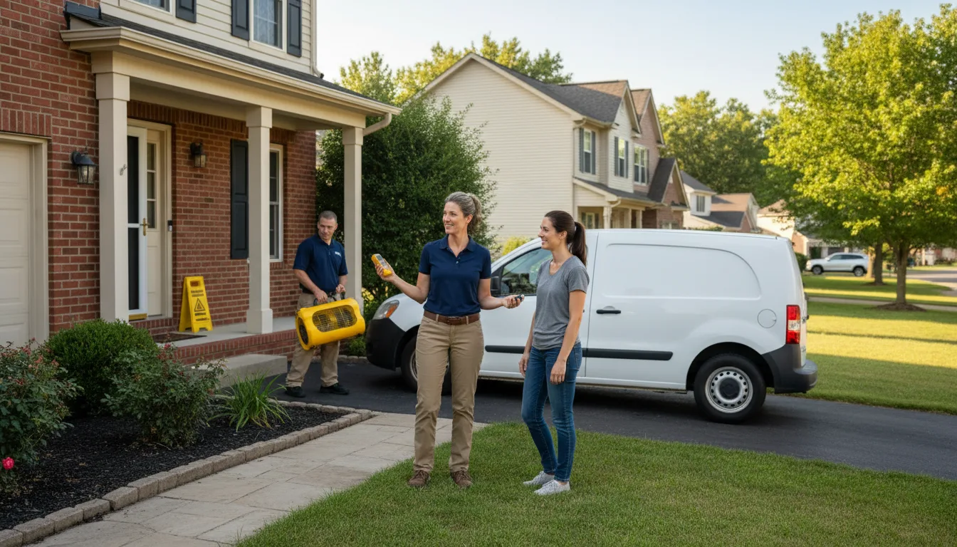 Water restoration image for Water Damage & Restoration Services in Waverly, WA